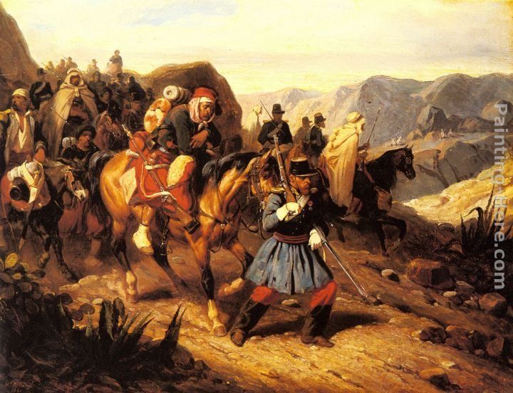 Hippolyte Bellange Returning from Battle